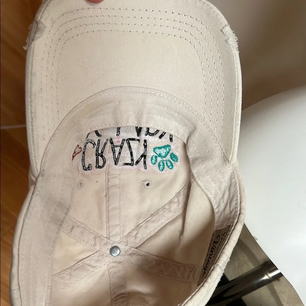 KBETHOS Cream Crazy Dog Lady Hat